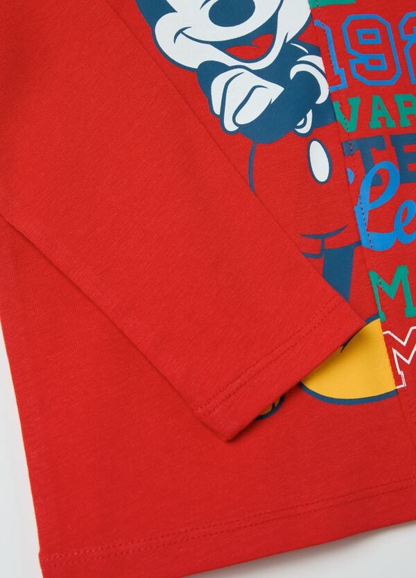 Ovs T-shirt A Maniche Lunghe Con Stampa Topolino