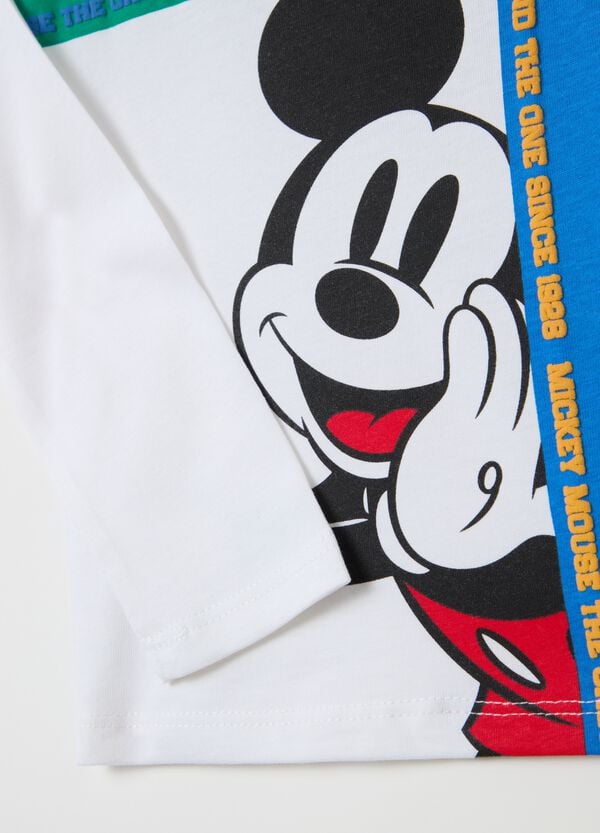 Ovs T-shirt A Maniche Lunghe Con Stampa Topolino