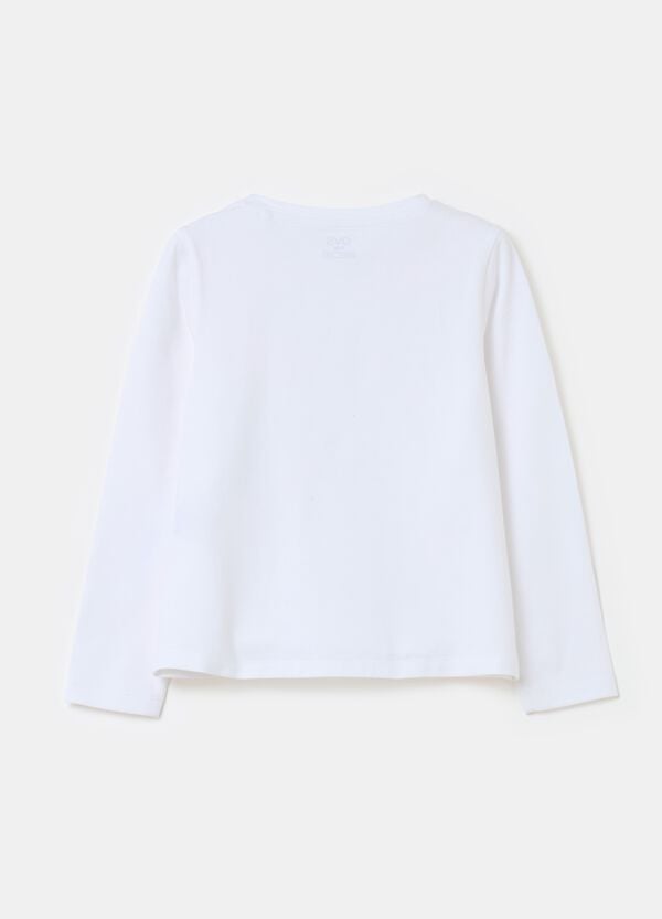 Ovs T-shirt A Maniche Lunghe Con Strass