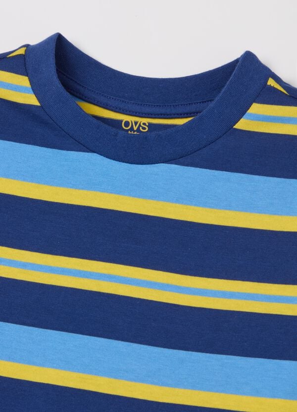 Ovs T-shirt A Maniche Lunghe In Cotone A Righe