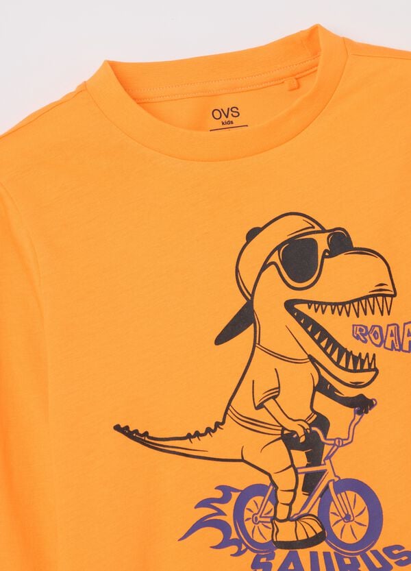 Ovs T-shirt A Maniche Lunghe In Cotone Con Stampa