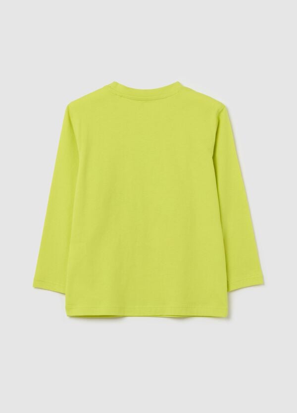 Ovs T-shirt A Maniche Lunghe In Cotone Con Stampa