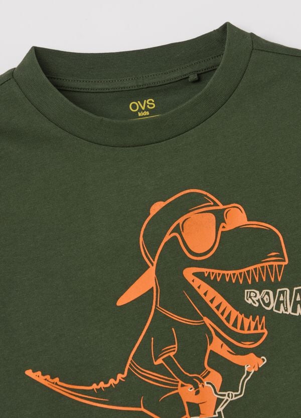 Ovs T-shirt A Maniche Lunghe In Cotone Con Stampa