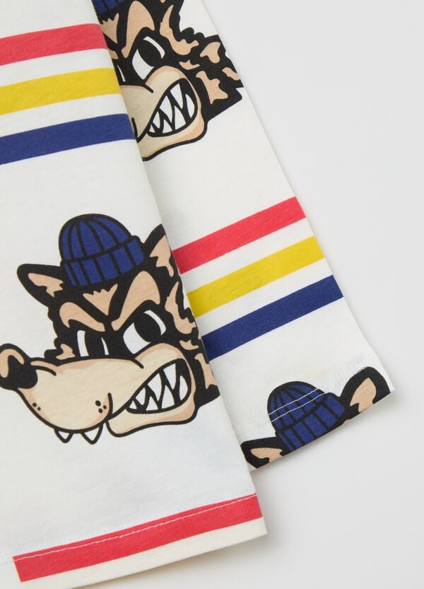 Ovs T-shirt A Maniche Lunghe In Cotone Con Stampa