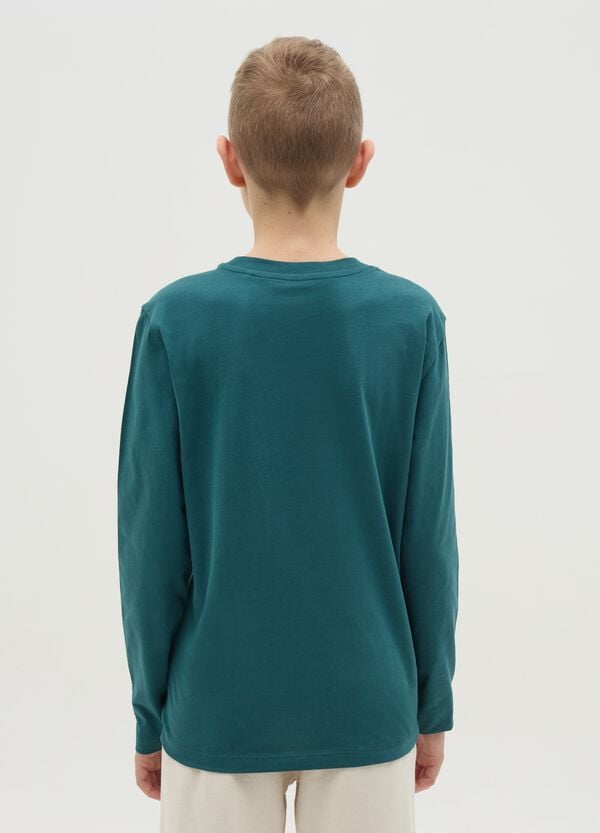 Ovs T-shirt A Maniche Lunghe In Cotone Con Stampa