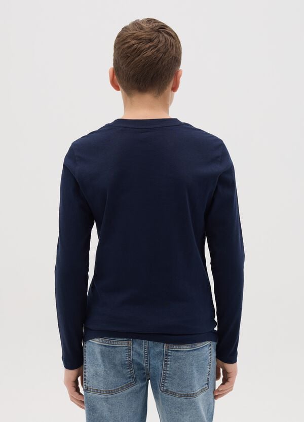 Ovs T-shirt A Maniche Lunghe In Cotone Con Stampa