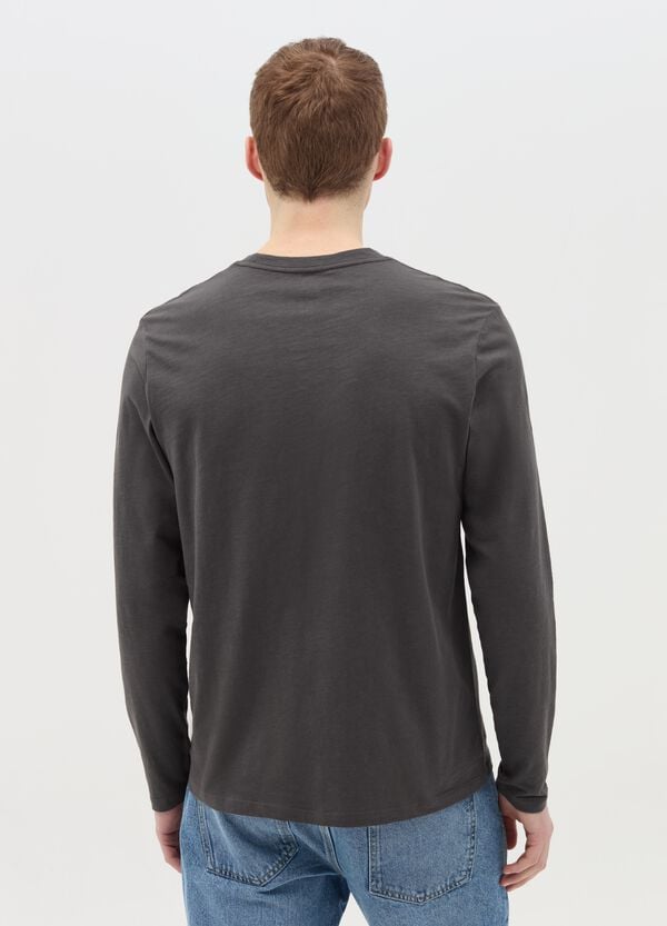 Ovs T-shirt A Maniche Lunghe In Cotone