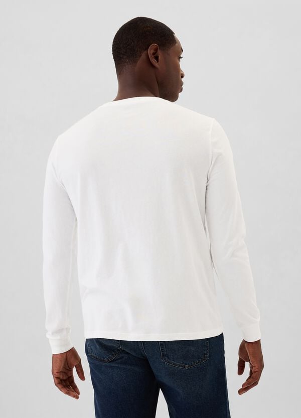 Ovs T-shirt A Maniche Lunghe In Cotone