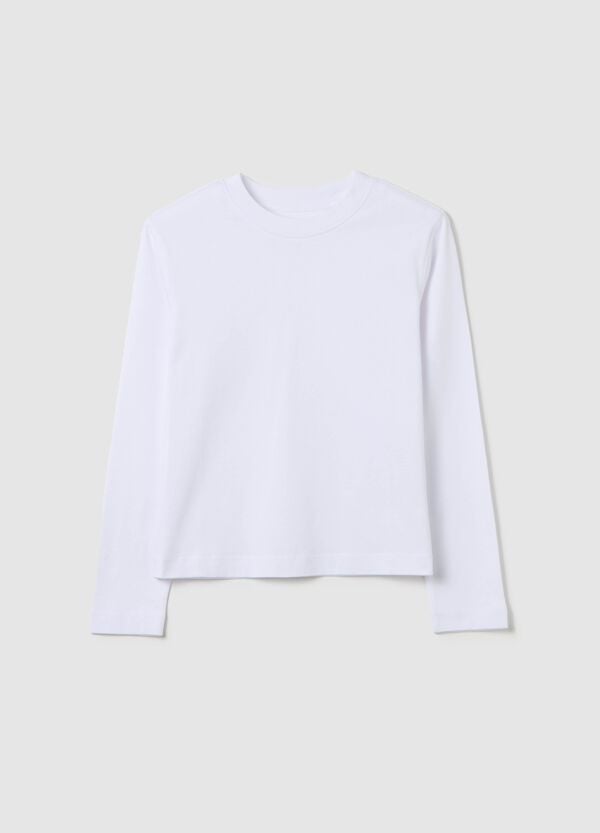 Ovs T-shirt A Maniche Lunghe In Cotone
