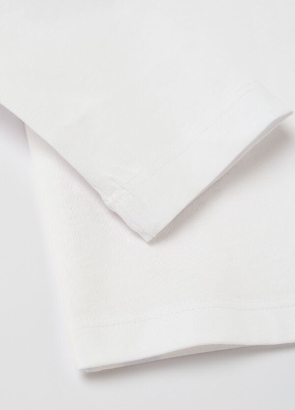 Ovs T-shirt A Maniche Lunghe In Cotone