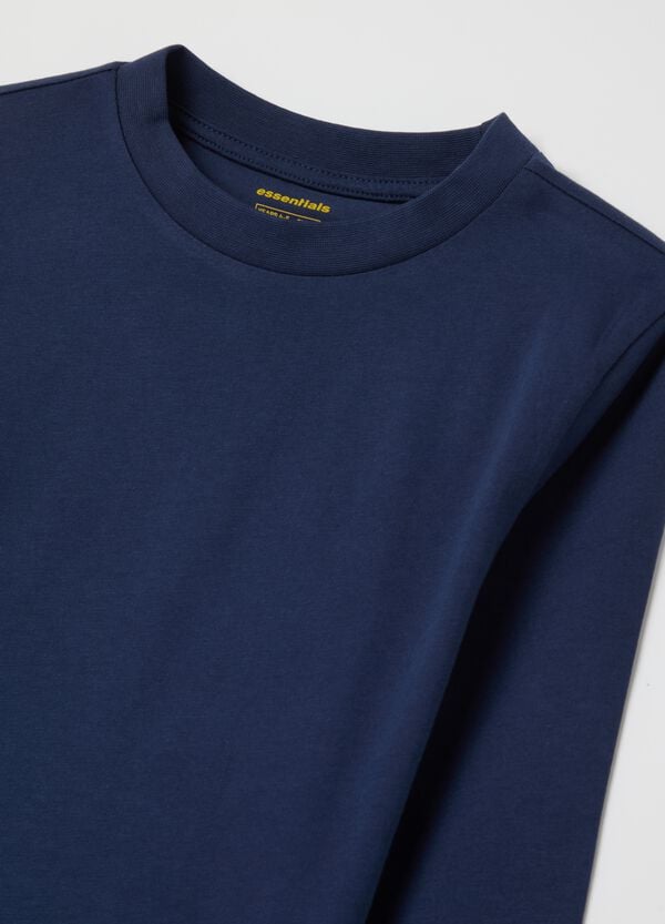 Ovs T-shirt A Maniche Lunghe In Cotone