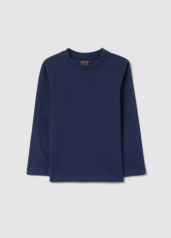 Ovs T-shirt a maniche lunghe in cotone