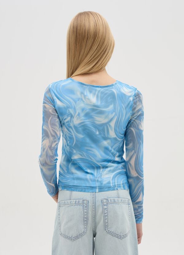 Ovs T-shirt A Maniche Lunghe In Mesh