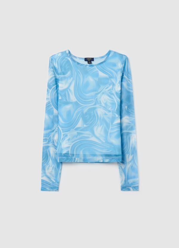 Ovs T-shirt A Maniche Lunghe In Mesh