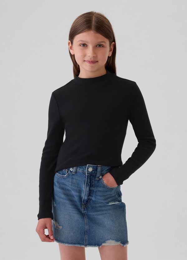Ovs T-shirt a maniche lunghe mock neck