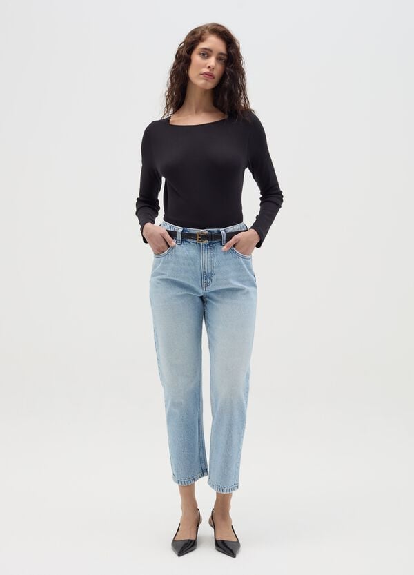 Ovs T-shirt A Maniche Lunghe Scollo A Barchetta