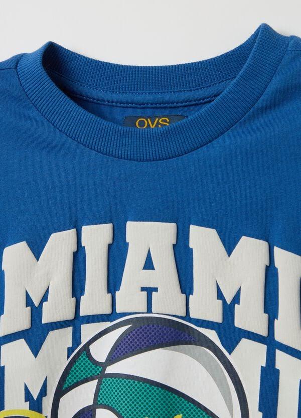 Ovs T-shirt A Maniche Lunghe Stampa Basket