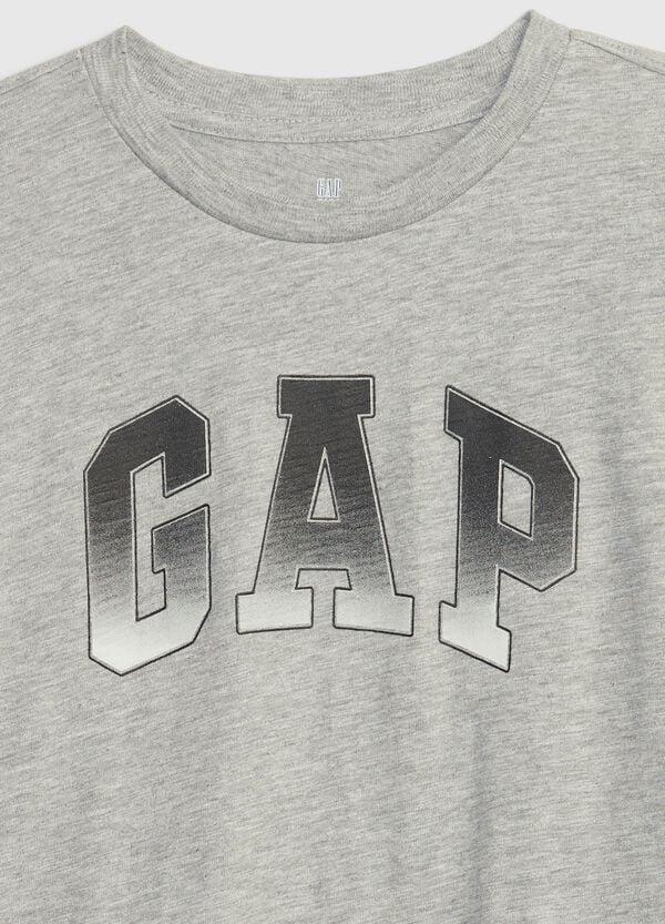 Ovs T-shirt A Maniche Lunghe Stampa Logo Degrade