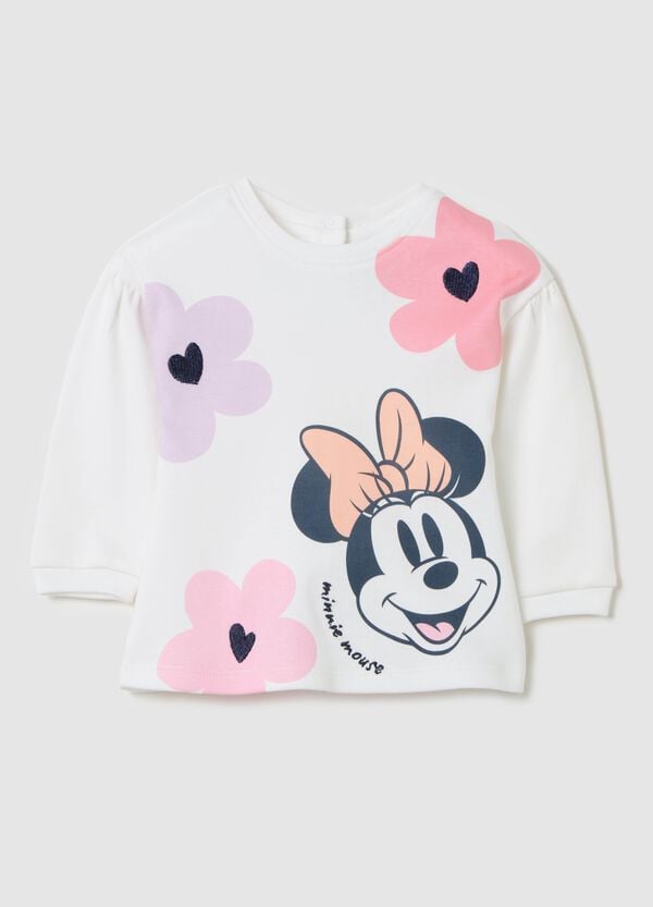 Ovs T-shirt a maniche lunghe stampa Minnie e fiori