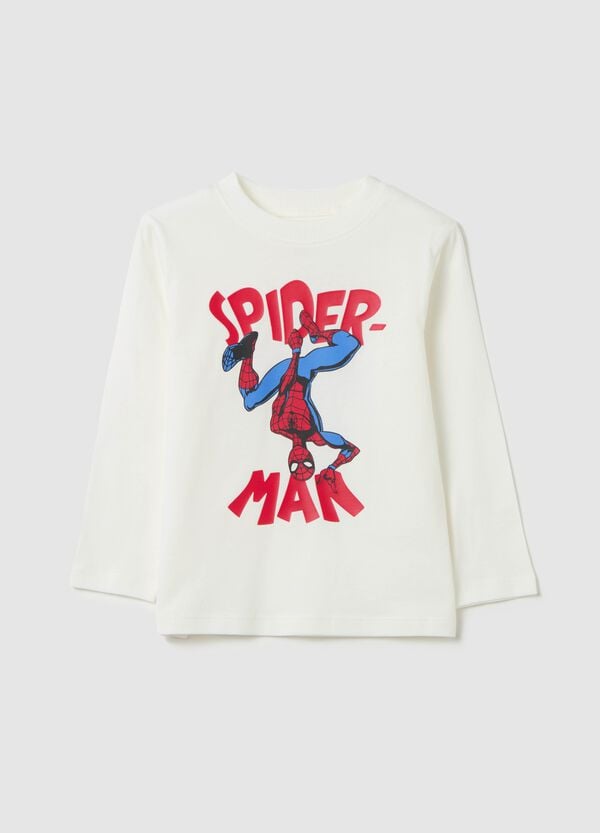 Ovs T-shirt a maniche lunghe stampa Spider-Man