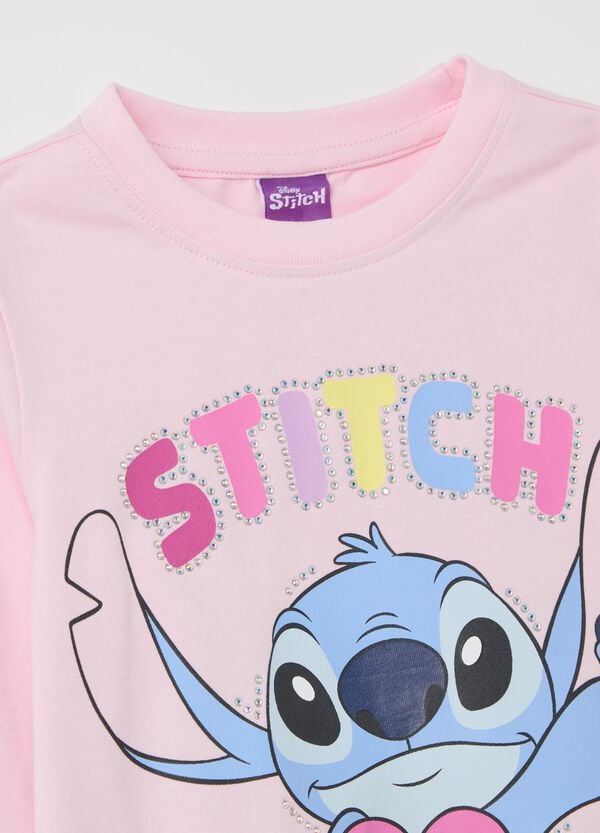 Ovs T-shirt A Maniche Lunghe Stampa Stitch