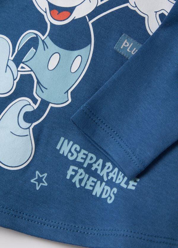 Ovs T-shirt A Maniche Lunghe Stampa Topolino