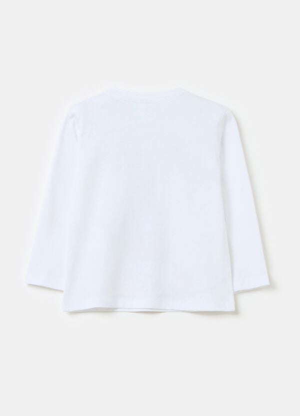 Ovs T-shirt A Maniche Lunghe Stampa Topolino