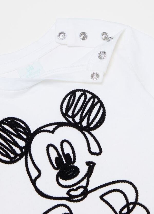 Ovs T-shirt A Maniche Lunghe Stampa Topolino