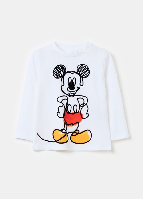 Ovs T-shirt a maniche lunghe stampa Topolino
