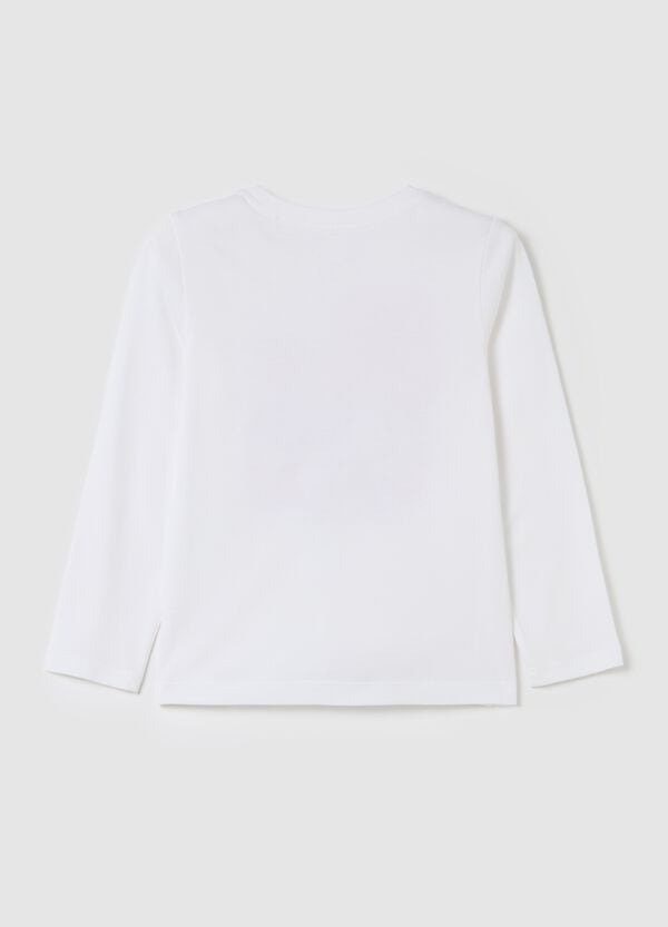 Ovs T-shirt A Maniche Lunghe Stampa Unicorno