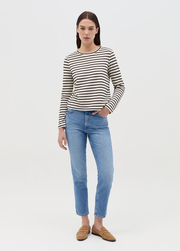 Ovs T-shirt A Righe Con Lurex