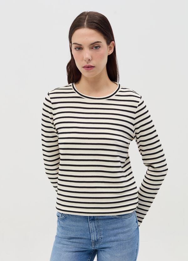 Ovs T-shirt a righe con lurex