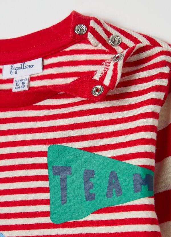 Ovs T-shirt A Righe Con Maniche Lunghe