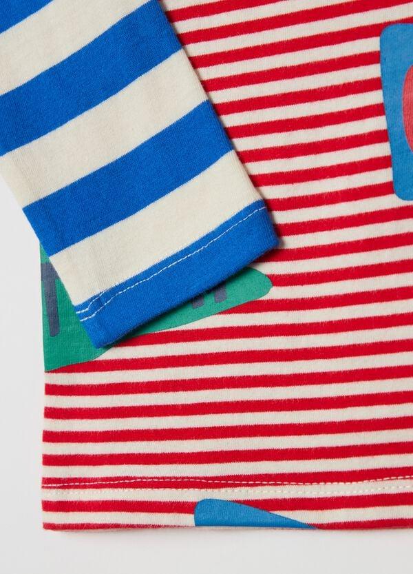Ovs T-shirt A Righe Con Maniche Lunghe