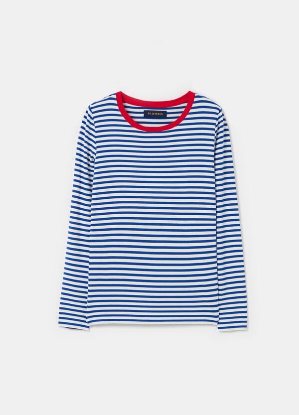 Ovs T-shirt A Righe Con Profilo A Contrasto