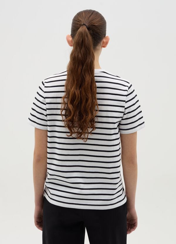 Ovs T-shirt A Righe Con Stampa Topolino