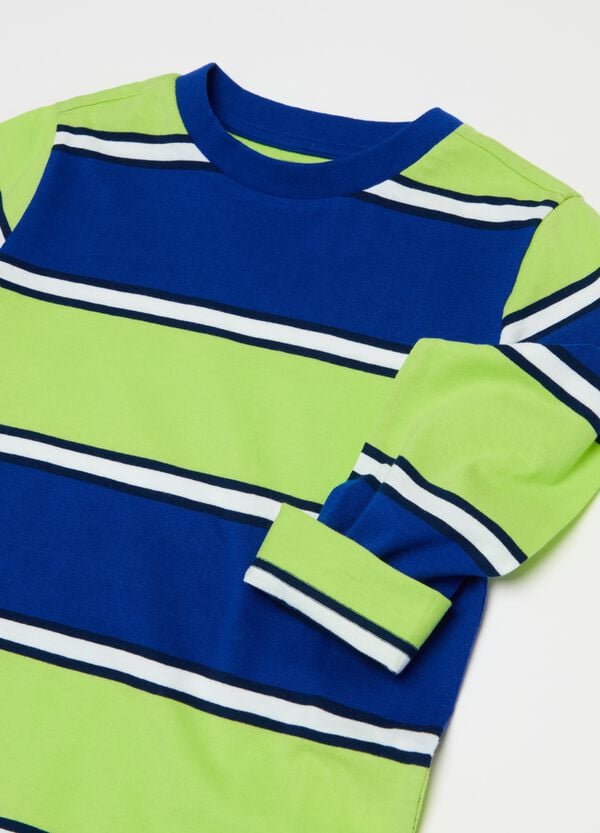 Ovs T-shirt A Righe Maniche Lunghe