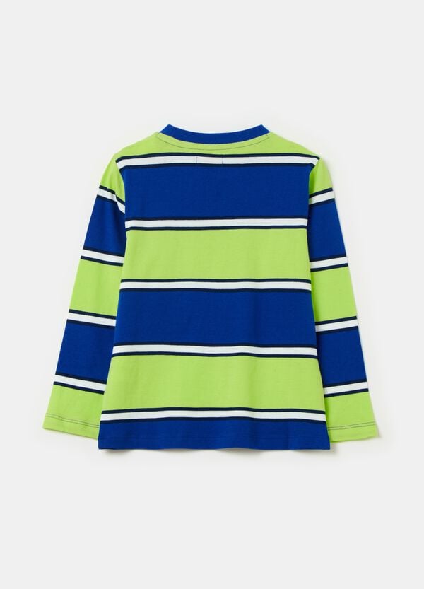 Ovs T-shirt A Righe Maniche Lunghe