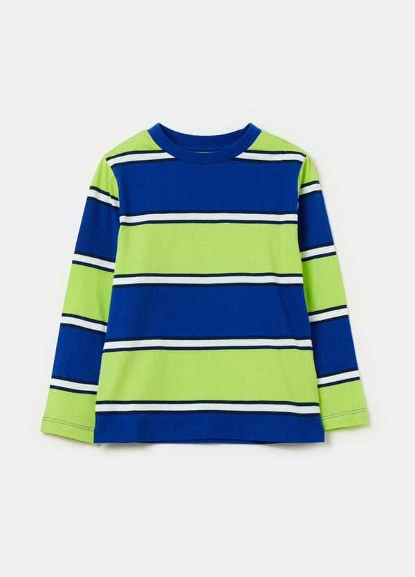 Ovs T-shirt a righe maniche lunghe
