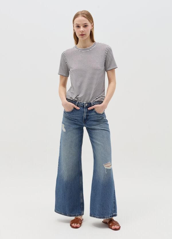 Ovs T-shirt a righe orizzontali con lurex