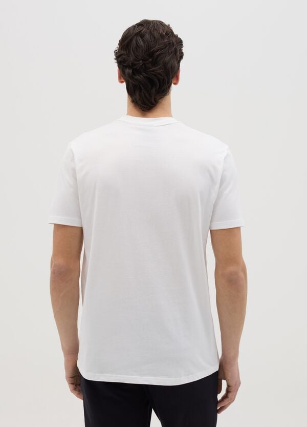 Ovs T-shirt Bianca A Maniche Corte Canada's Trail