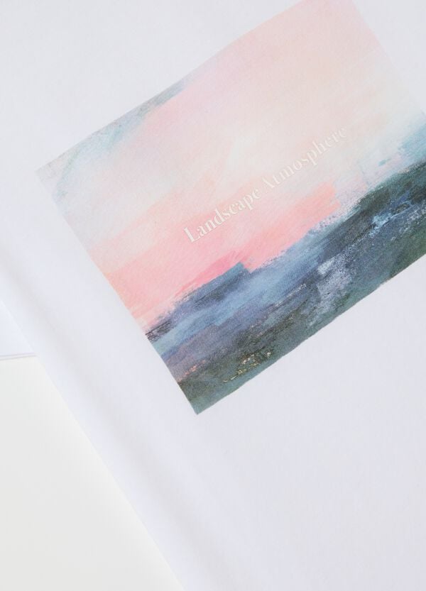 Ovs T-shirt Bianca A Maniche Corte In Cotone Curvy