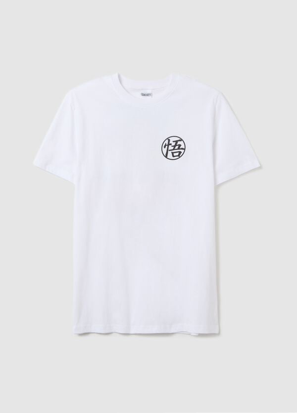 Ovs T-shirt bianca con stampa Dragon Ball Z