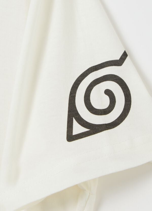 Ovs T-shirt Bianca Con Stampa Naruto