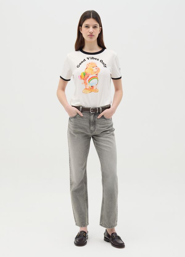 Ovs T-shirt Bianca In Cotone Con Stampa Care Bears