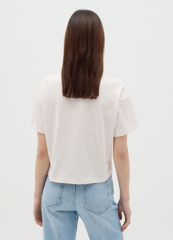 Ovs T-shirt Bianca In Cotone Con Stampa Kuromi