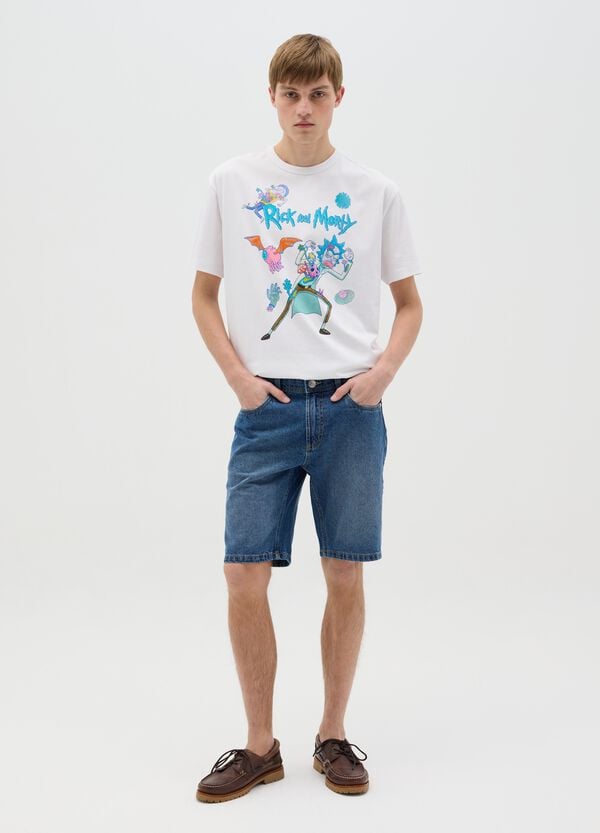 Ovs T-shirt Bianca Stampa Rick And Morty
