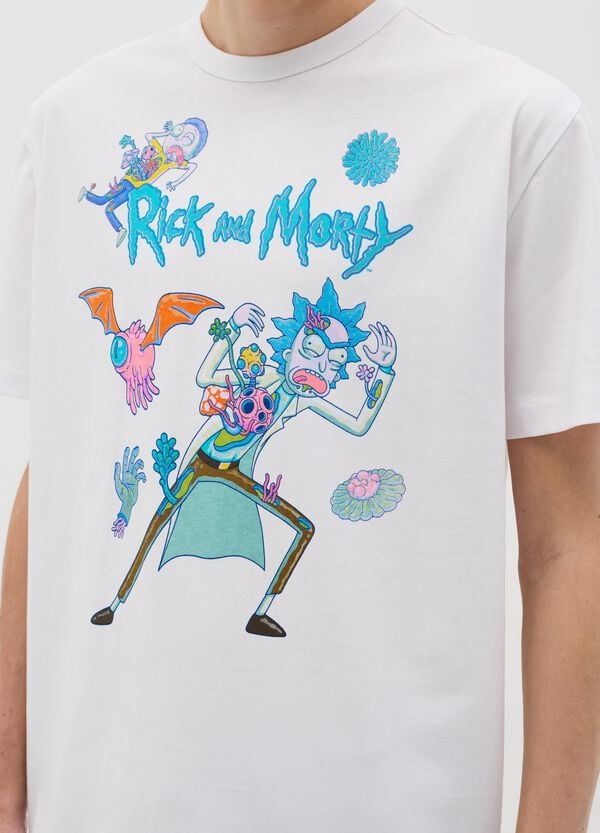 Ovs T-shirt Bianca Stampa Rick And Morty