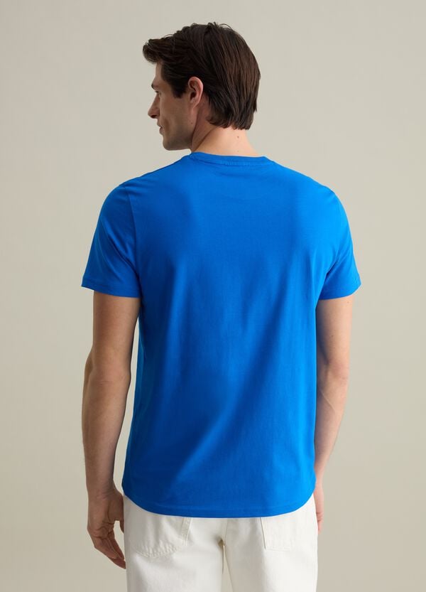 Ovs T-shirt Blu Con Stampa Grafica California Surf
