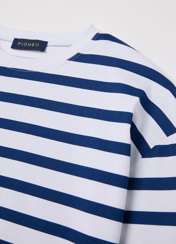 Ovs T-shirt Boxy Fit A Righe